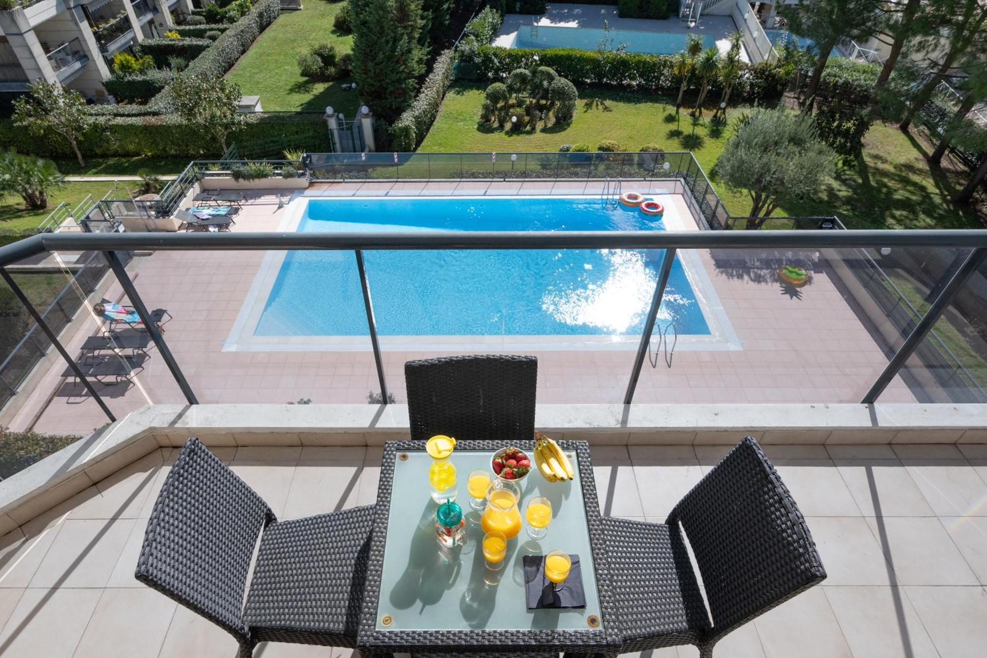 Nemea Appart Hotel Le Lido Cagnes Sur Mer Экстерьер фото